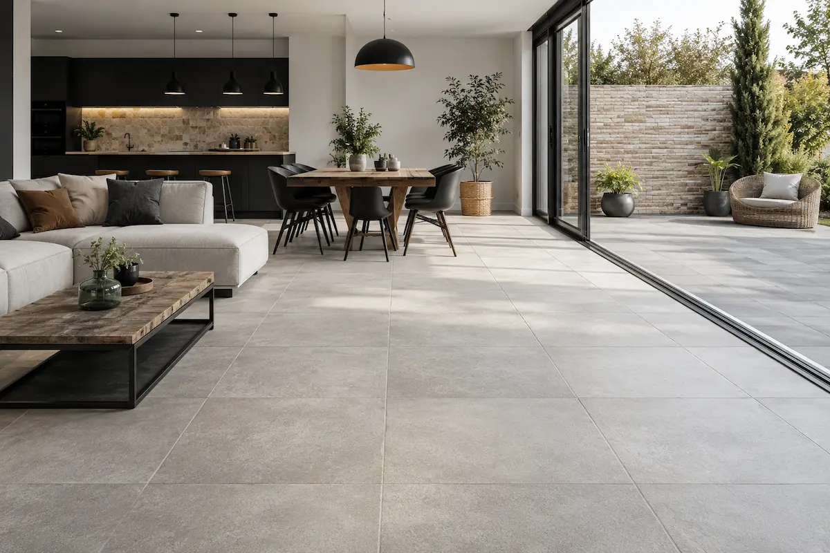 Pose de carrelage pour la rénovation d'une maison à Hazebrouck
