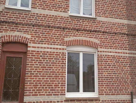 Rénovation de façade à Bailleul